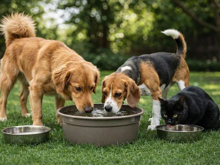 agua para las mascotas
